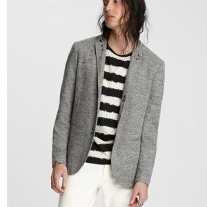 HOOK & BAR KNIT LINEN JACKET JOHN VARATOS MENS